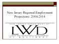 New Jersey Regional Employment Projections: 2004-2014 PowerPoint PPT Presentation