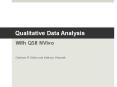 Qualitative Data Analysis PowerPoint PPT Presentation