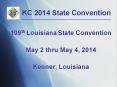KC 2014 State Convention PowerPoint PPT Presentation