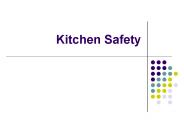 Kitchen Safety