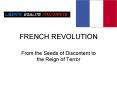 FRENCH REVOLUTION PowerPoint PPT Presentation