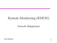 Remote Monitoring (RMON)