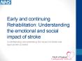 Early and continuing Rehabilitation: Understanding the emotional and social impact of stroke PowerPoint PPT Presentation