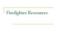 Firefighter Resources