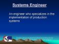 Systems Engineer PowerPoint PPT Presentation