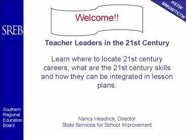 Teacher Leaders in the 21st Century
