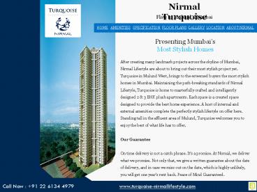 Nirmal Turquoise - Residential Property in Mulund West, Mumbai
