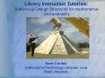 Library Instruction Tutorials:  Bottom-Up Design Structures for maintenance and scalability PowerPoint PPT Presentation