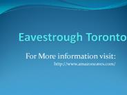 Eavestrough