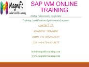 sap wm online training