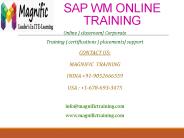 sap wm online training