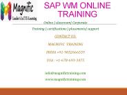 sap wm online training