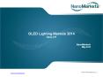 Chapter From NanoMarkets Report OLED Lighting Markets 2014 PowerPoint PPT Presentation