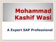 Mohammad Kashif Wasi-Expert SAP Professional