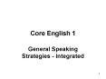 Core English 1 PowerPoint PPT Presentation