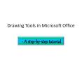 Drawing Tools in Microsoft Office PowerPoint PPT Presentation