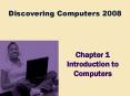 Chapter 1 Introduction to Computers PowerPoint PPT Presentation