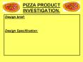 PIZZA PRODUCT INVESTIGATION. PowerPoint PPT Presentation