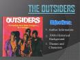 The Outsiders PowerPoint PPT Presentation