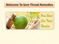Sore Throat Remedies (1) PowerPoint PPT Presentation
