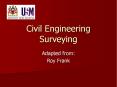 Civil Engineering Surveying PowerPoint PPT Presentation
