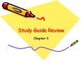 Study Guide Review PowerPoint PPT Presentation