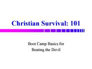 Christian Survival: 101