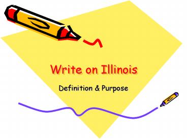 Write on Illinois