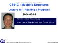 CS61C - Lecture 13 PowerPoint PPT Presentation