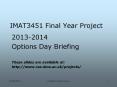 IMAT3451 Final Year Project PowerPoint PPT Presentation