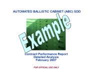Analysis Example