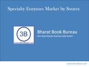 Specialty Enzymes Market by Source