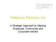 Patterson Partners, Inc PowerPoint PPT Presentation