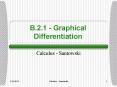 B.2.1 - Graphical Differentiation PowerPoint PPT Presentation