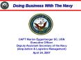 Doing Business With The Navy - April 24 2007 - Shreveport LA PowerPoint PPT Presentation