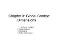 Chapter 3: Global Context Dimensions PowerPoint PPT Presentation