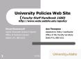 University Policies Web Site (Faculty-Staff Handbook 1460) http://www.webs.uidaho.edu/uipolicy PowerPoint PPT Presentation