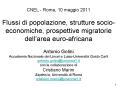 CNEL - Roma, 10 maggio 2011 Flussi di popolazione, strutture socio-economiche, prospettive migratorie dell PowerPoint PPT Presentation