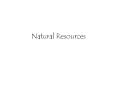 Natural Resources PowerPoint PPT Presentation