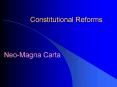 Constitutional Reforms PowerPoint PPT Presentation