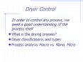 Dryer Control PowerPoint PPT Presentation
