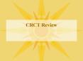 CRCT Review PowerPoint PPT Presentation