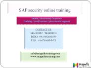 sap security online training india
