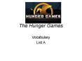 The Hunger Games PowerPoint PPT Presentation