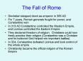 The Fall of Rome PowerPoint PPT Presentation