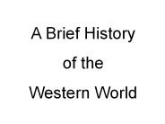 A Brief History