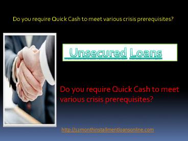 Unsecured Loans @ http://12monthinstallmentloansonline.com (1)