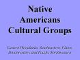 Native Americans Cultural Groups Eastern Woodlands, Southeastern, Plains, Southwestern, and Pacific Northwestern PowerPoint PPT Presentation