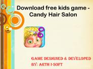 Candy Hair Salon - Free Android Game For kids