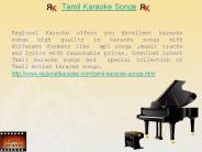 Tamil karaoke songs